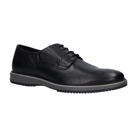 Geox Men's Tyren Tumbled Leather Derby Shoe Oxford - Picture 1 of 7